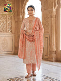 Coral Elegance 3-Piece Kurta Set